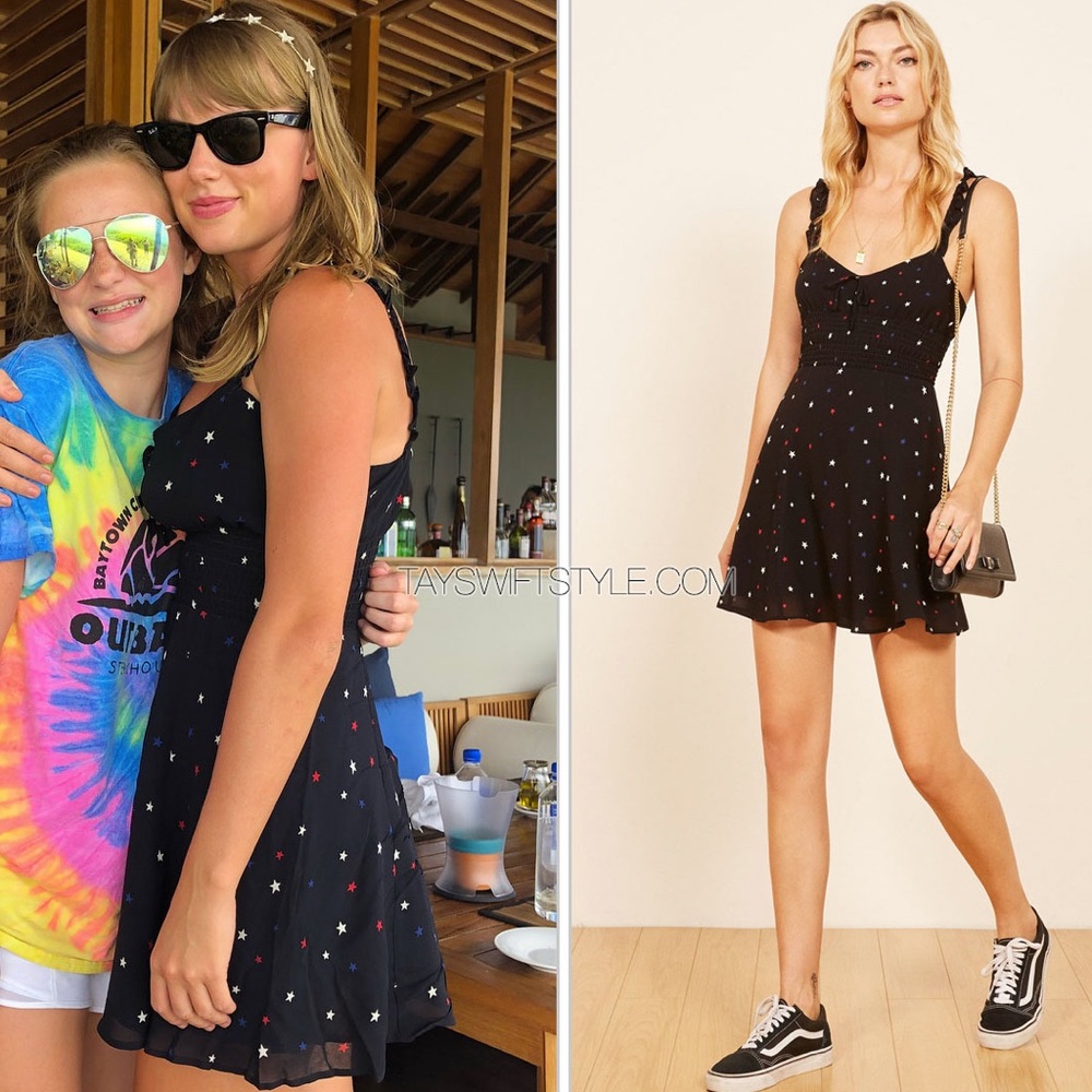 Ref Elyse Star Print Dress ASO Taylor Swift